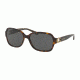 Coach L1031 HC8241 Sunglasses 550787-57 - Dark Tortoise Frame, Dark Grey Solid Lenses