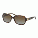 Coach L1031 HC8241 Sunglasses 5507T5-57 - Dark Tortoise Frame, Brown Gradient Polar Lenses