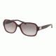 Coach L1031 HC8241 Sunglasses 55203B-57 - Match Oxblood Frame, Grey Pink Gradient Lenses