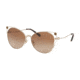 Coach L1079 HC7096B Progressive Prescription Sunglasses, 58mm, Shiny Light Gold, HC7096B-900513-58-PRO