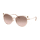 Coach L1079 HC7096B Progressive Prescription Sunglasses, 58mm, Shiny Rose Gold, HC7096B-933111-58-PRO
