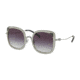Coach L1081 HC7101B Progressive Prescription Sunglasses, 53mm, Shiny Gunmetal/Purgre Transglit, HC7101B-900436-53-PRO