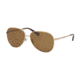 Coach L1089 HC7094 Progressive Prescription Sunglasses, 60mm, Shiny Light Gold, HC7094-900583-60-PRO