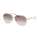Coach L1089 HC7094 Progressive Prescription Sunglasses, 60mm, Shiny Rose Gold, HC7094-93313B-60-PRO