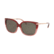 Coach L1097 HC8272 Bifocal Prescription Sunglasses, 56mm, Burgundy Glitter Gradient, HC8272-55513-56-BI
