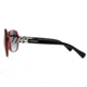 Coach L130 HC8155Q Progressive Prescription Sunglasses HC8155Q-532111-59 - Lens Diameter 59 mm, Frame Color Milky Black Cherry/Black