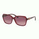 Coach L1599 HC8179F Single Vision Prescription Sunglasses HC8179F-5393G2-58 - Lens Diameter 58 mm, Frame Color Burgundy