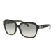 Coach L1603 HC8185F Progressive Prescription Sunglasses HC8185F-526111-58 - Lens Diameter 58 mm, Frame Color Black/Black Military Sig C