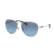 Coach L1614 HC7069 Single Vision Prescription Sunglasses HC7069-929617-60 - Lens Diameter 60 mm, Frame Color Silver Navy