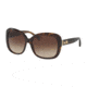 Coach L559 HC8158F Bifocal Prescription Sunglasses HC8158F-539413-58 - Lens Diameter 58 mm, Frame Color Dark Tort/Dark Tort Gold Sig C