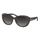 Coach L560 HC8162F Single Vision Prescription Sunglasses HC8162F-5344T3-56 - Lens Diameter 56 mm, Frame Color Dark Grey Crystal