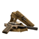 Cole-Tac Varmint Wrangler OWB Belt Holster, Ruger Mark Series w/ Suppressors Attached, Coyote, VW102