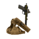 Cole-tac Varmint Wrangler Pistol Holder Coyote Brown Right Hand, VW102
