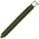 Combat Ready Survival Bracelet w/Black Paracord Construction, OD Green, Large, 9in, GG OD GREEN / CBR364