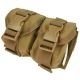 Condor Outdoor Double Frag Grenade Pouch, Coyote Brown, MA14-498