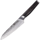 Cool Hand Ebony Hammered Utility Knife, 9.5in, Overall, 5in Hammered 440C Blade, Ebony Wood Handle, 7195CE