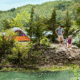 Core Equipment 4-Person Dome Tent, Orange, 40002