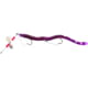 Creme Lures Scoundrel Rigged Worm, 1, 6in, Purple-White, 0170-3-1