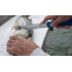 Cuda AquaTuff Serrated Utility Knife with Blade Cover, Blue, 9in, 23048