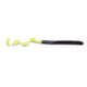 Culprit Original Worm, 10, 7.5in, Black/Chartreuse Tail, C720-25