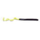 Culprit Original Worm, 10, 7.5in, Black/Chartreuse Tail, C720-25