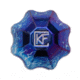 Custom Knife Factory Custom Knife Factory Kaz Bead Blue Titanium, Blue, adult, BHQ-240252