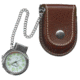 Dakota Watches Leather Pouch Pocket Watch w/ Magnifying Lens 4014370