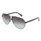 DandG DD6067 Bifocal Sunglasses, Black Frame / 63 mm Prescription Lenses, 064 8G 6310