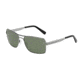 Davidoff 97336 Sunglasses, Ruthenium Frame, Polarized Green Lens-97336-650