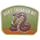 DDT Rubber Morale Patch, Don't Tread On Me DDT50153