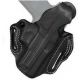 DeSantis Thumb Break Scabbard Belt Holsters, Springfield TRP Operator 45cal, Kimber Custom TLE RL II, GOLD Combat RL II, Right Hand, Plain, Black, 001BAF9Z0