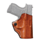 DeSantis Mini Scabbard Leather Belt Holster, Right Hand, Tan, 019TA3KZ0