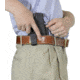 DeSantis Slim-Tuk Leather IWB Holster Sig P365 w/ Surefire XSC/Sig P365 XL w/ Surefire XSC, Ambidextrous, Black, 137KJ9VZ0