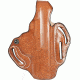 DeSantis Thumb Break Scabbard Holster - Left, Tan, Unlined, Plain, 3 Slot 001TB22Z0 - FITS COLT AGENT, COBRA, DETECTIVE SPECIAL 2in.