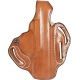 DeSantis Thumb Break Scabbard Belt Holster, Colt Detective Special/Colt Cobra/Colt Agent/Charter Arms Bulldog/Ruger SP101 2in/Charter Arms Mag Pug, Left Hand, Plain, Tan, 001TB22Z0