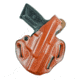 DeSantis Thumb Break Scabbard Leather Holsters, Kimber K6S 3in, Left, Plain, Tan 001TB6IZ0