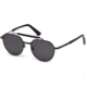 Diesel DL0239 Eyewear - Unisex - Sunglasses - Shiny Black Frame Color, Smoke Lens Color