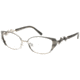 Diva 5422 Eyeglass Frames, Female, Black-Grey-Silver Frame, 52-15-135 5422-AR3/E