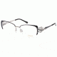 Diva 5440 Eyeglass Frames, Female, Blue Handpainted-Silver Frame, 53-16-132 5440-860
