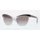 DKNY DY4116 Single Vision Prescription Sunglasses DY4116-313111-56 - Lens Diameter 56 mm, Frame Color Top Black On Transparent