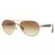 DKNY DY5069 Progressive Prescription Sunglasses DY5069-11882L-5815 - Lens Diameter 58 mm, Frame Color Brushed Pale Gold