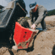 DMOS Compact Delta Shovel, Red, 32715