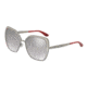Dolce&amp;Gabbana DG2197 Sunglasses 04/6V-56 - Gunmetal Frame, Grey Mirror Silver Gradient Lenses