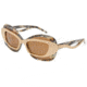 Dolce&amp;Gabbana DG4069 Sunglasses 160673-5717 - Beige On Veneziano Brown