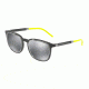 Dolce&amp;Gabbana DG6115 Sunglasses 31606G-53 - Transparent Grey Frame, Grey Mirror Black Lenses