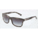 Dolce&amp;Gabbana SICILIAN HINGE DG4161 Single Vision Prescription Sunglasses DG4161-25968G-5718 - Lens Diameter 57 mm, Frame Color Matte Striped Gray