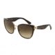 Dolce&amp;Gabbana Transparencies DG2107 Sunglasses 02/13-5719 - Gold Frame, Brown Gradient Lenses