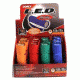 Dorcy 12PC - 3AAA 9 LED Aluminum Glow Flashlight Display 41-6250