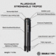 Double Tap Industries Stronghold Aluminum Shooting Tripod w/Ball Head, Black, TRI-A-002BH
