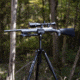 Double Tap Industries Stronghold Lite Aluminum Tripod w/Adjustable Height + Saddle Clamp, Black, 36mm, TRI-A-001A
